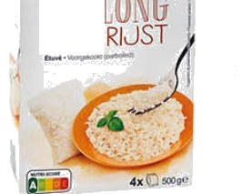Riz long étuvé Carrefour 125g x 4
