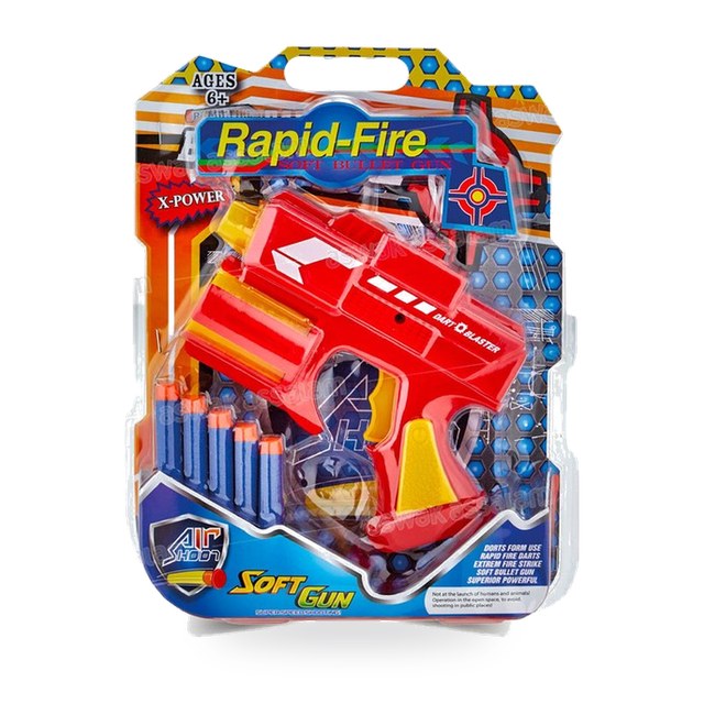 PISTOLET DE TIR RAPIDE + 5 BALLES