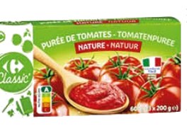 äaLa Purée de tomates Carrefour 200g x 3