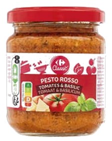 äaola Sauce Pesto Rosso Carrefour 190g