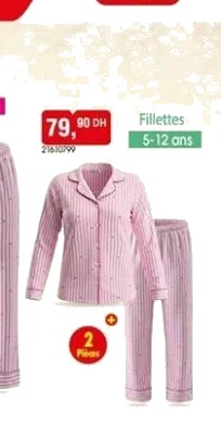 Pyjama pour fillette – 5-12 ans