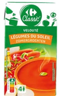 Véloute aux légumes de soleil Carrefour 1L mm