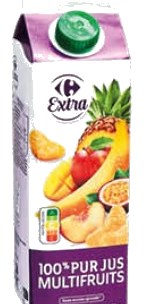 100% pur jus multifruits Carrefour IL