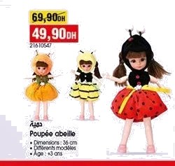 Poupée abeille – 36 cm