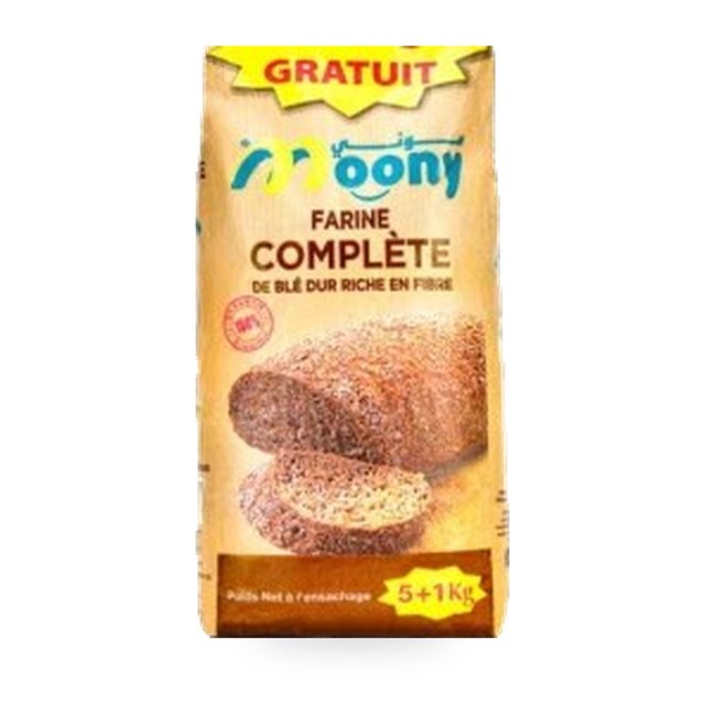 Farine complète Moony 5kg 1kc prix au kg