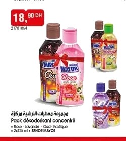 Désodorisant concentré Senor – Lot de 2 x 125ml