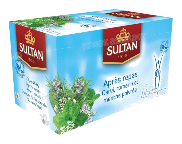 INFUSION BIEN ETRE APRES REPAS 20 SACHETS SULTAN