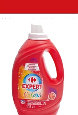 Lessive liquide spécifique couleur Expert Colors Carrefour 1 25L