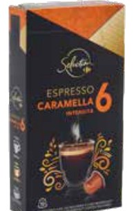 Café en capsules saveur caramel Carrefour 10 unités