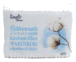 Bâtonnets ouatés Carrefour Simpl 200 unités