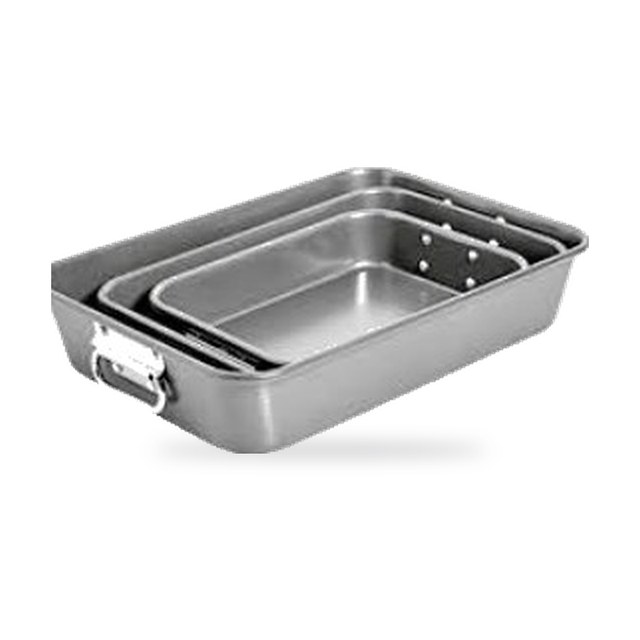 Set de plats à four en inox Zlcm 24x6cm 40x280m 3 pièces Carrefour