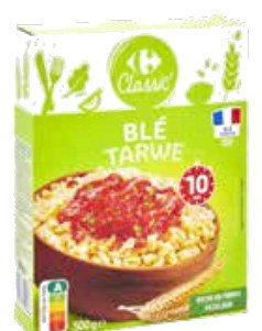 Blé délicat tarwé précuit cuisson en10min Carrefour 500g