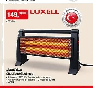 Chauffage électrique – 1200 W